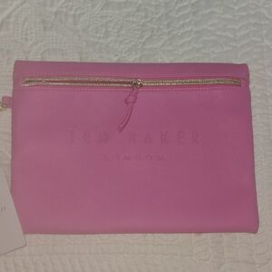 Ted Baker Saffiano Deboss Wristlet Pouch.